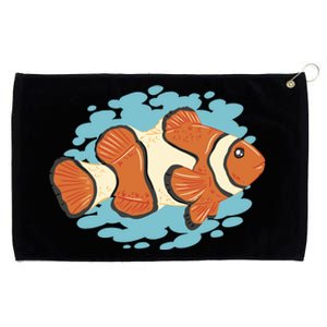 Clown Fish Sea Grommeted Golf Towel