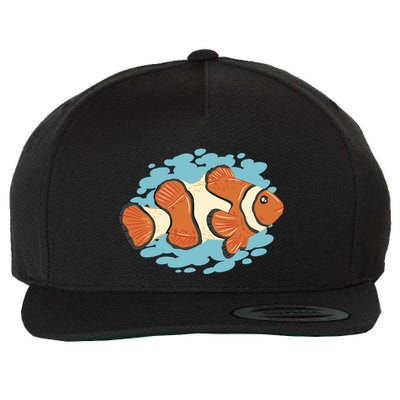 Clown Fish Sea Wool Snapback Cap