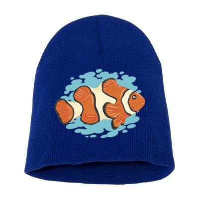 Clown Fish Sea Short Acrylic Beanie