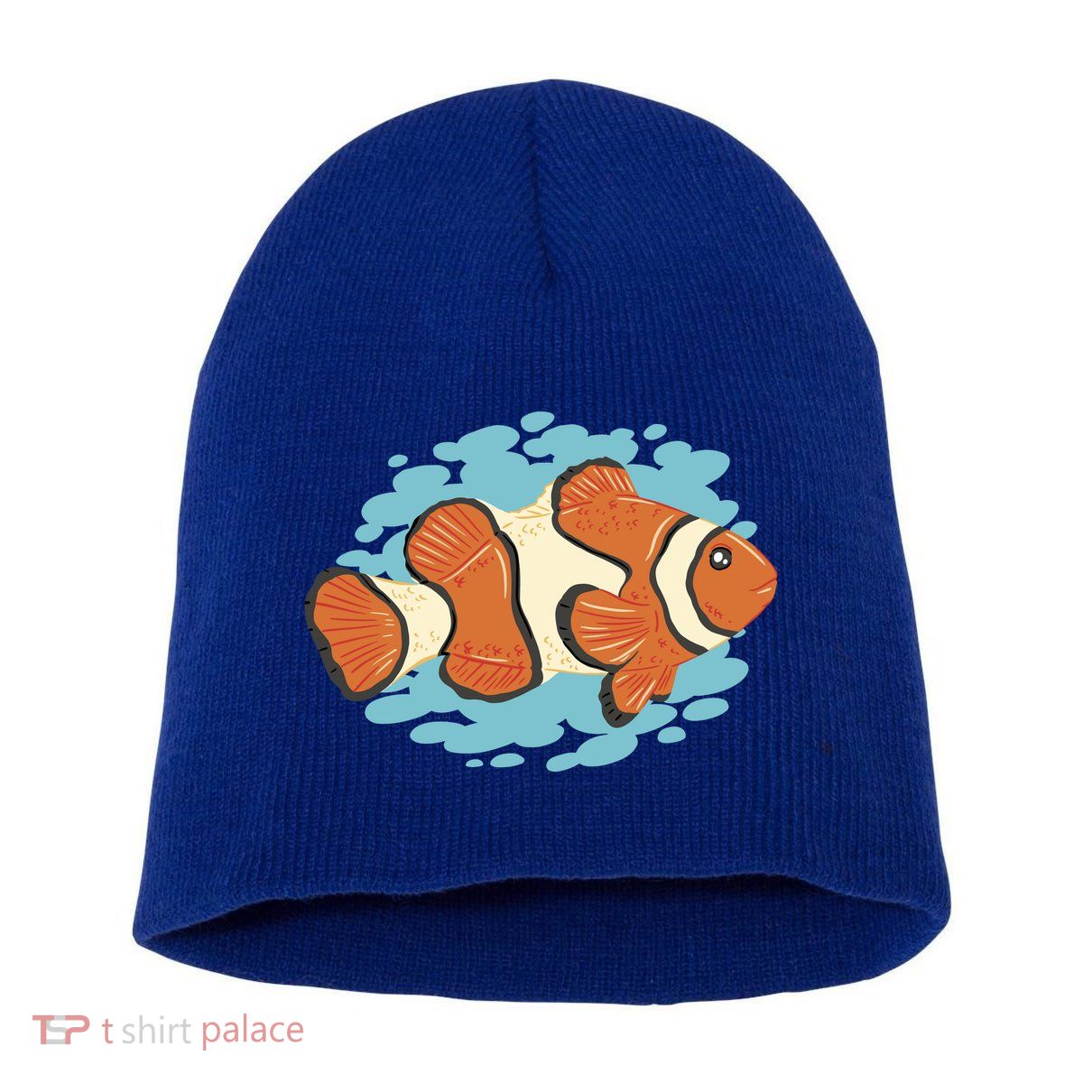 Clown Fish Sea Short Acrylic Beanie