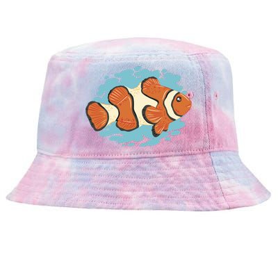 Clown Fish Sea Tie-Dyed Bucket Hat