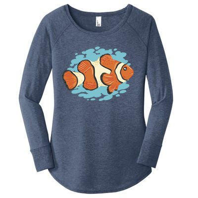 Clown Fish Sea Women's Perfect Tri Tunic Long Sleeve Shirt