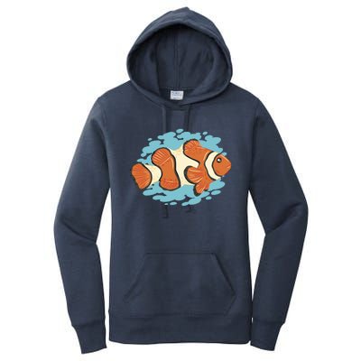 Clown Fish Sea Women's Pullover Hoodie