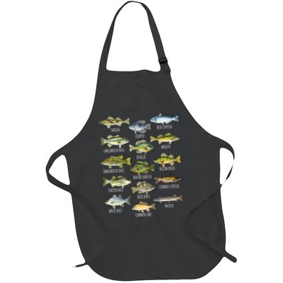 Cool Fish Species Biology Types Of Freshwater Fish Fishing Gift Apron