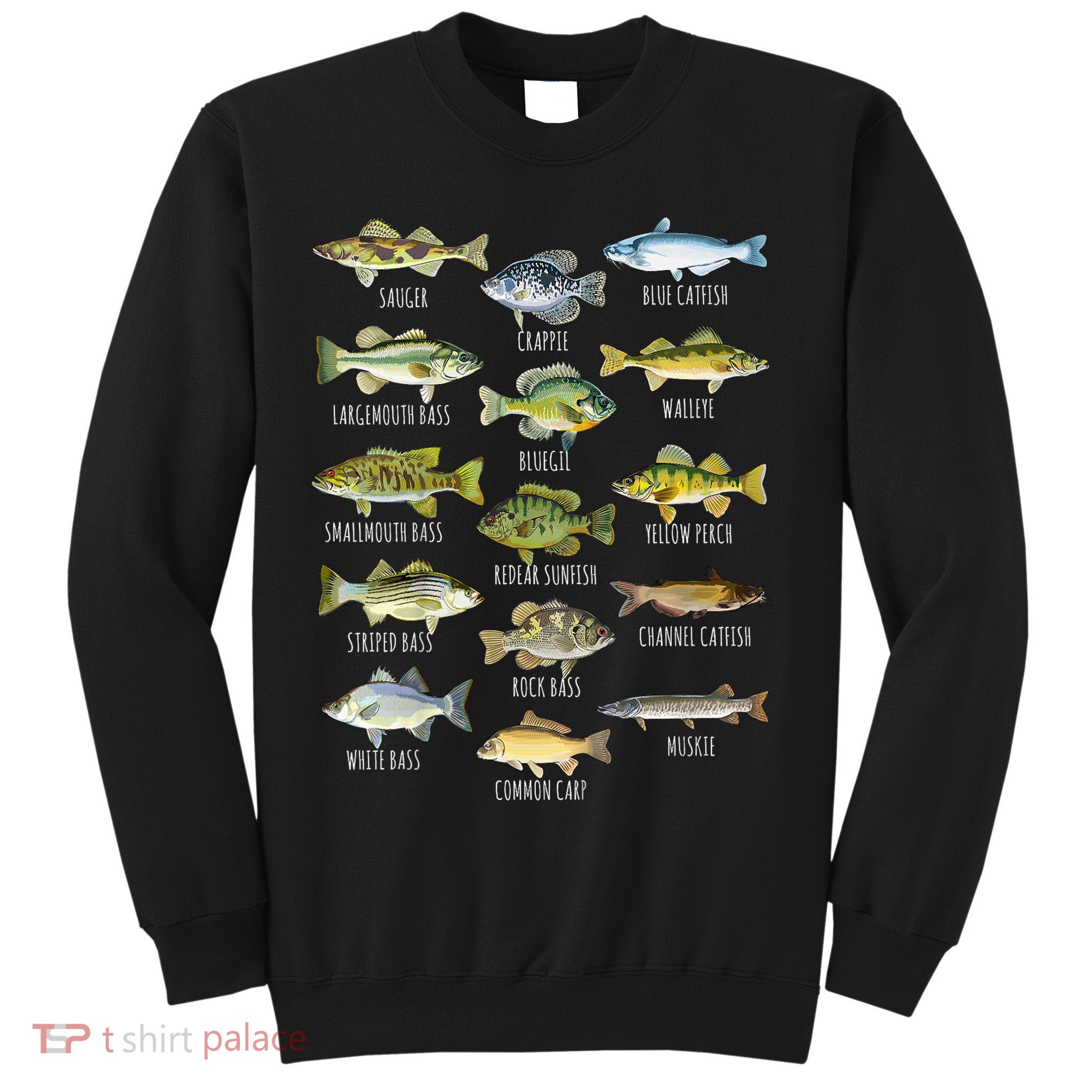 Cool Fish Species Biology Types Of Freshwater Fish Fishing Gift Sweatshirt