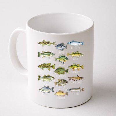 Cool Fish Species Biology Types Of Freshwater Fish Fishing Gift Coffee Mug