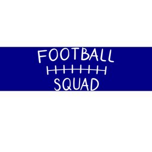 Cute Football Squad Laces Mom Funny Gift Bumper Sticker