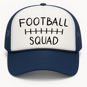 Cute Football Squad Laces Mom Funny Gift Trucker Hat