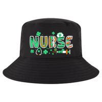 Cute Funny St Patricks Day Nurse Cool Comfort Performance Bucket Hat