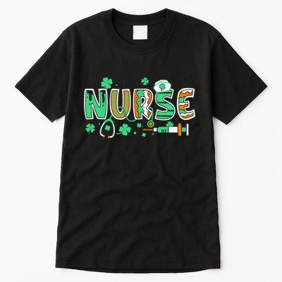 Cute Funny St Patricks Day Nurse Tall T-Shirt
