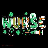 Cute Funny St Patricks Day Nurse Flatbill Hat