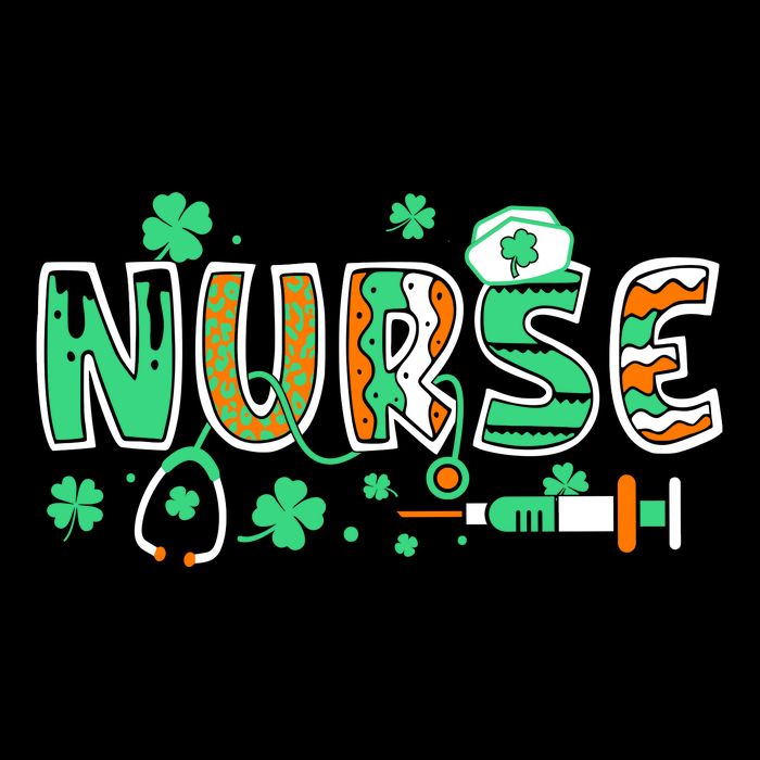 Cute Funny St Patricks Day Nurse Zip Tote Bag