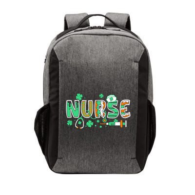 Cute Funny St Patricks Day Nurse Vector Backpack