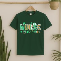Cute Funny St Patricks Day Nurse T-Shirt