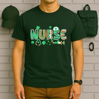 Cute Funny St Patricks Day Nurse T-Shirt