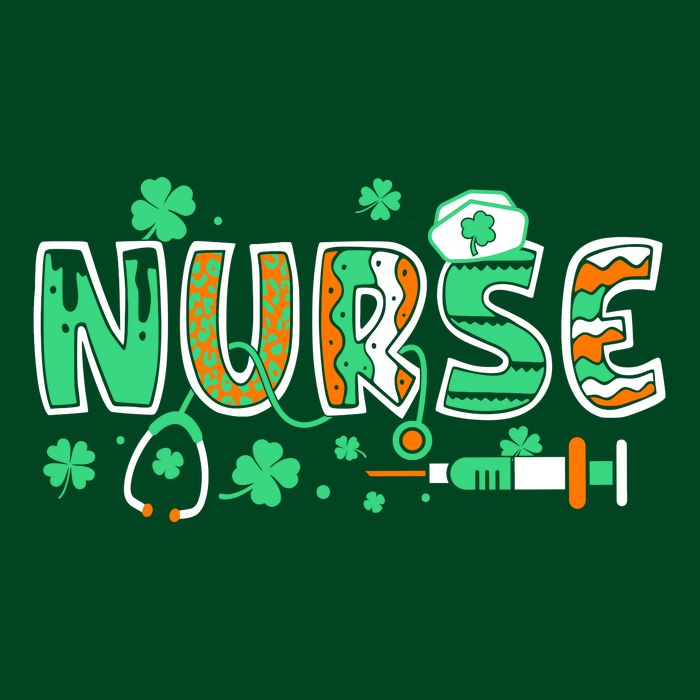 Cute Funny St Patricks Day Nurse T-Shirt