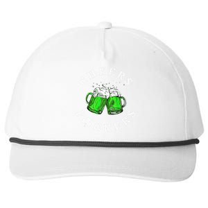 Cheers Fckers' St Patricks Day Beer Drinking Funny Snapback Five-Panel Rope Hat