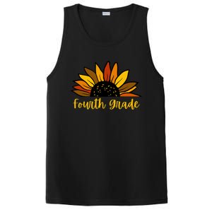 Cute Fall Sunflower Back To School Fourth Grade 4Th Grade Great Gift PosiCharge Competitor Tank