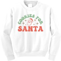 Cookies For Santa Decal Christmas Kids Sweatshirt