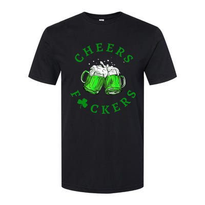 Cheers Fuckers St Patricks Day Women Beer Drinking Mugs Softstyle CVC T-Shirt