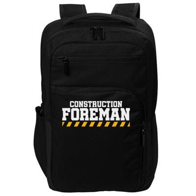 Construction Foreman Safety S For Crew Workers Impact Tech Backpack