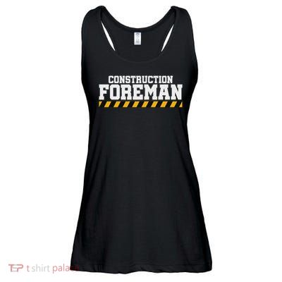 Construction Foreman Safety S For Crew Workers Ladies Essential Flowy Tank