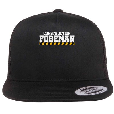 Construction Foreman Safety S For Crew Workers Flatbill Hat