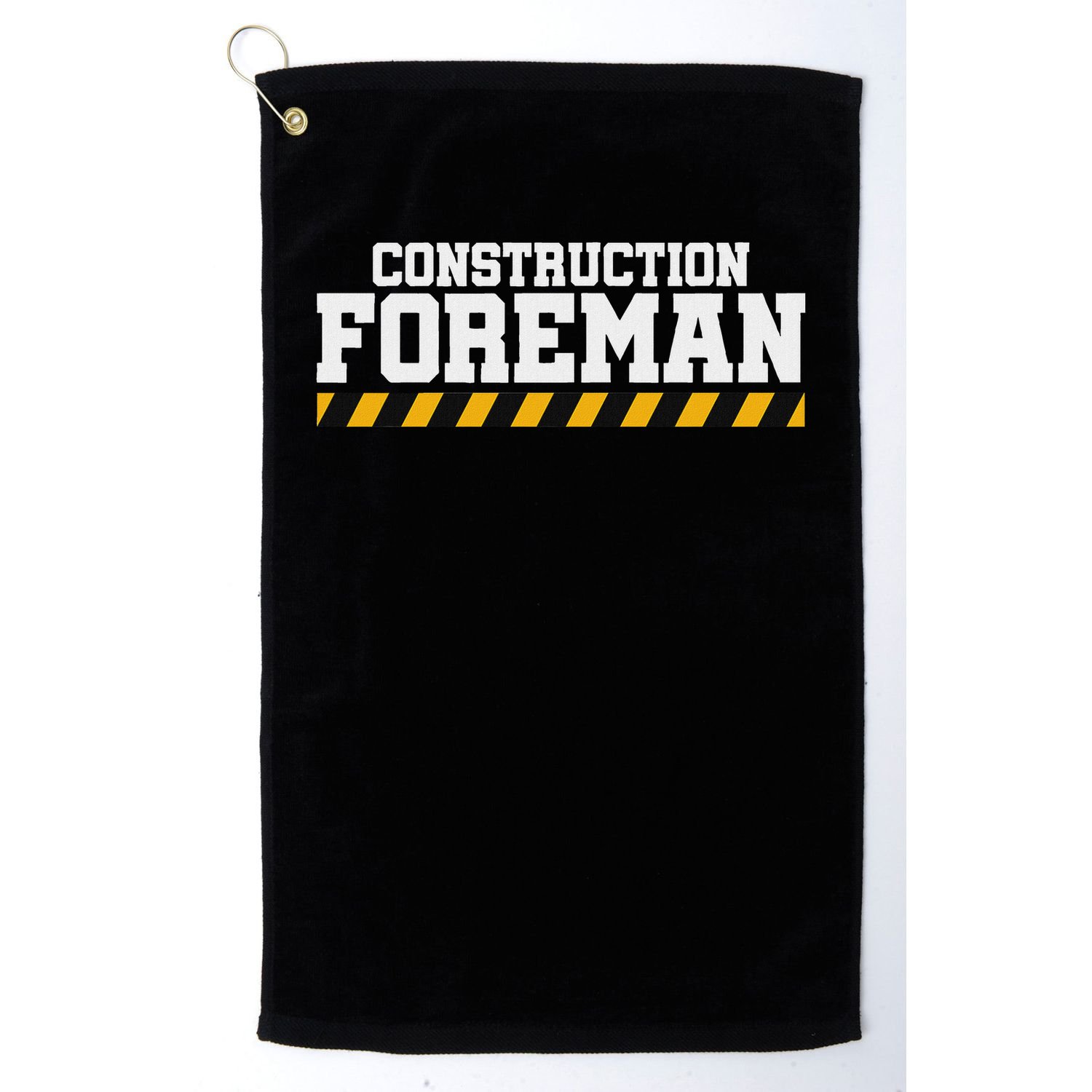 Construction Foreman Safety S For Crew Workers Golf Towel