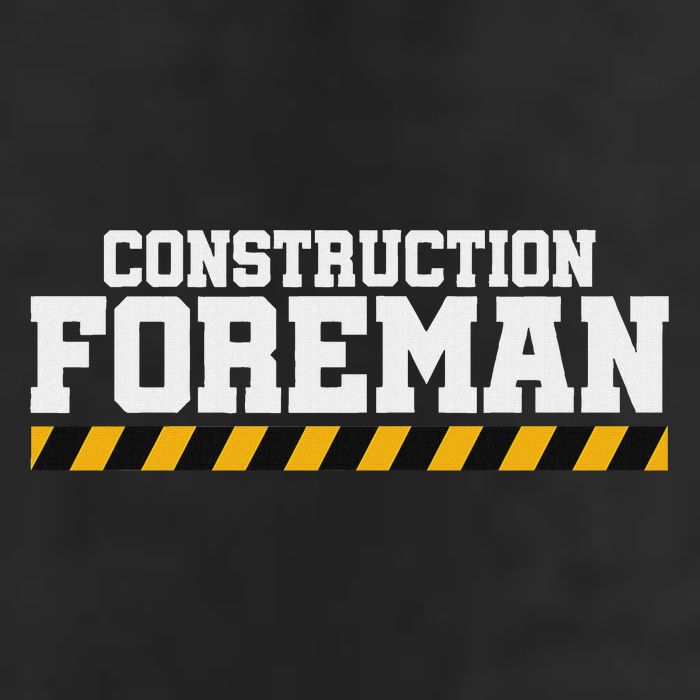 Construction Foreman Safety S For Crew Workers Microfiber Hand Towel