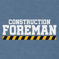 Construction Foreman Safety S For Crew Workers Garment-Dyed Sweatshirt