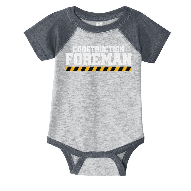 Construction Foreman Safety S For Crew Workers Infant Baby Jersey Bodysuit