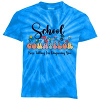 Cute Floral School Counselor Keep Talking I'm Diagnosing You Cool Gift Kids Tie-Dye T-Shirt