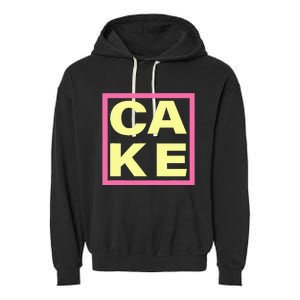 Cake Funny Sweet Baking Frosting Garment-Dyed Fleece Hoodie