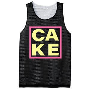 Cake Funny Sweet Baking Frosting Mesh Reversible Basketball Jersey Tank