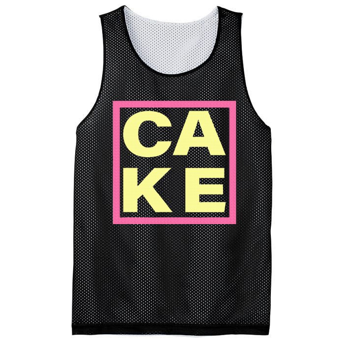 Cake Funny Sweet Baking Frosting Mesh Reversible Basketball Jersey Tank