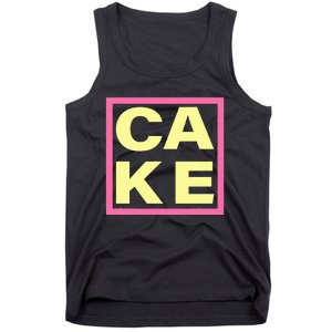 Cake Funny Sweet Baking Frosting Tank Top