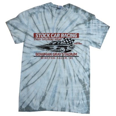 Checkered Flag Sports Tan Bowman Gray Stadium Clash Every Saturday Nigh Tie-Dye T-Shirt