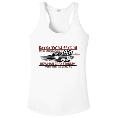 Checkered Flag Sports Tan Bowman Gray Stadium Clash Every Saturday Nigh Ladies PosiCharge Competitor Racerback Tank