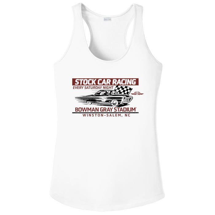 Checkered Flag Sports Tan Bowman Gray Stadium Clash Every Saturday Nigh Ladies PosiCharge Competitor Racerback Tank