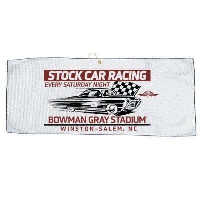 Checkered Flag Sports Tan Bowman Gray Stadium Clash Every Saturday Nigh Large Microfiber Waffle Golf Towel