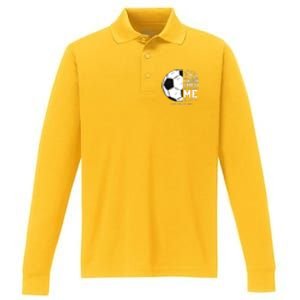 Christian Funny Soccer Men Boys Religious Performance Long Sleeve Polo