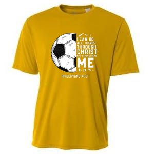 Christian Funny Soccer Men Boys Religious Cooling Performance Crew T-Shirt