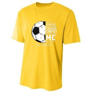 Christian Funny Soccer Men Boys Religious Performance Sprint T-Shirt