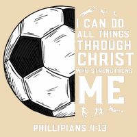 Christian Funny Soccer Men Boys Religious Zip Tote Bag