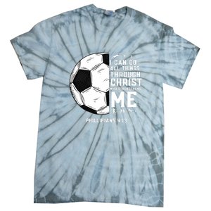 Christian Funny Soccer Men Boys Religious Tie-Dye T-Shirt