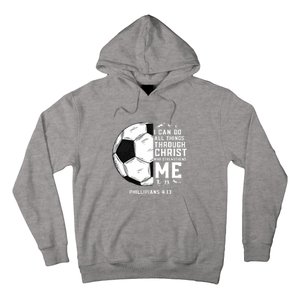 Christian Funny Soccer Men Boys Religious Hoodie