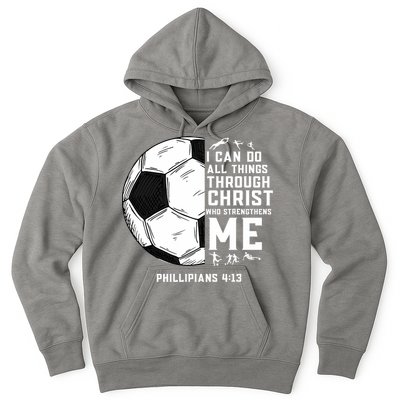 Christian Funny Soccer Men Boys Religious Hoodie