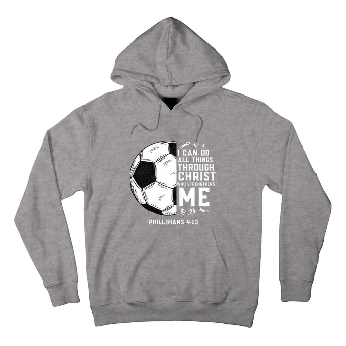 Christian Funny Soccer Men Boys Religious Hoodie