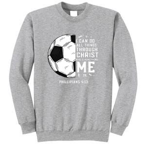 Christian Funny Soccer Men Boys Religious Sweatshirt