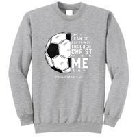 Christian Funny Soccer Men Boys Religious Sweatshirt